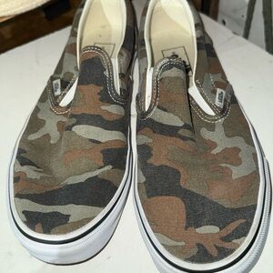 Vans Camouflage Slip-Ons